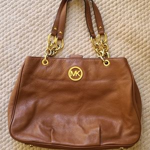 Michael Kors Fulton Brown Shoulder Bag